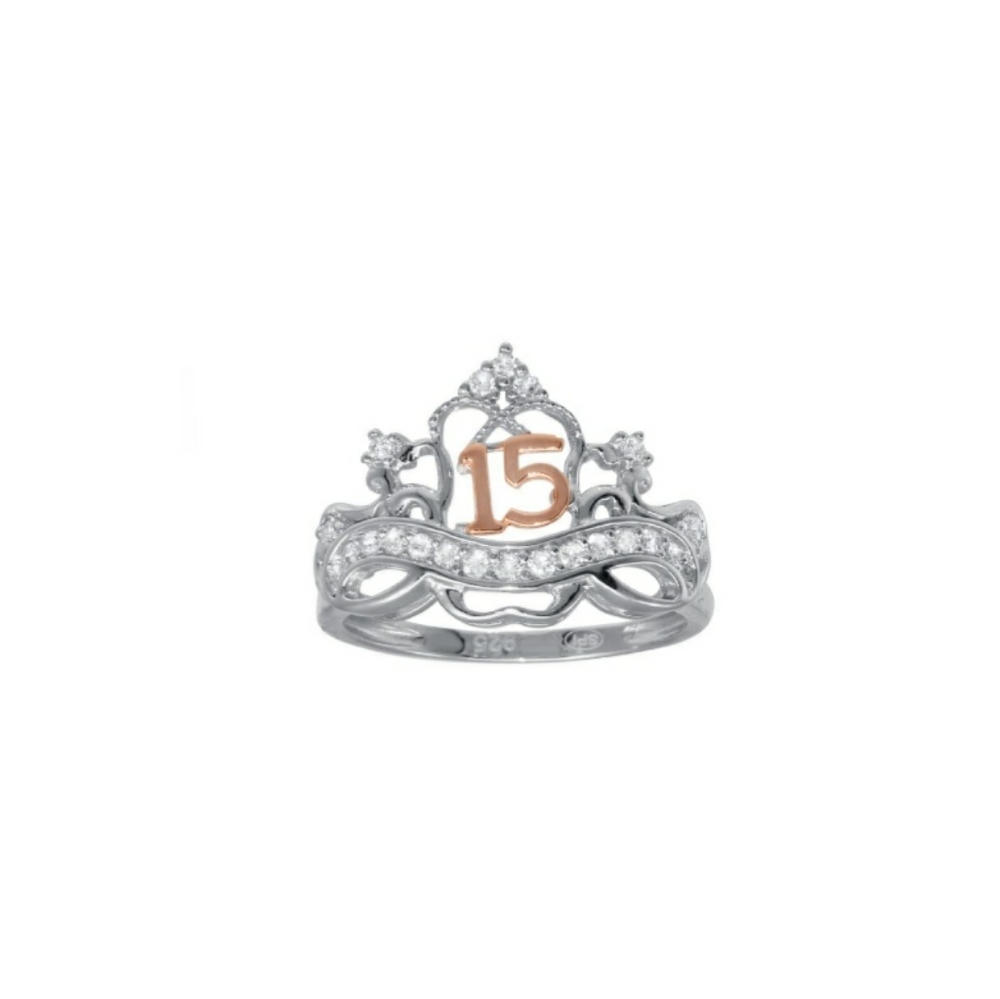 🥰 QUINCE CROWN STERLING SILVER RING